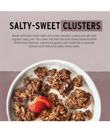 Purely Elizabeth Chocolate Sea Salt Ancient Grain Granola - Gluten-Free  Vegan & Probiotic Snack - 2 Count - Buy Online on GoSupps.com