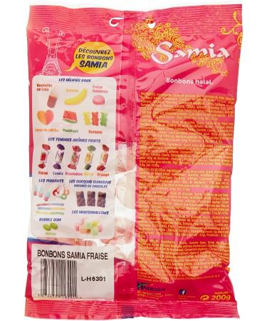 Samia Halal Strawberry Gummies 200 g - Pack of 5 - Buy Online on GoSupps.com