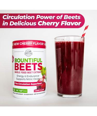 Bountiful Beets Cherry Flavor - Circulation Superfood 30 Servings | Enhance Nitric Oxide for Better Health - Buy Online on GoSupps.com