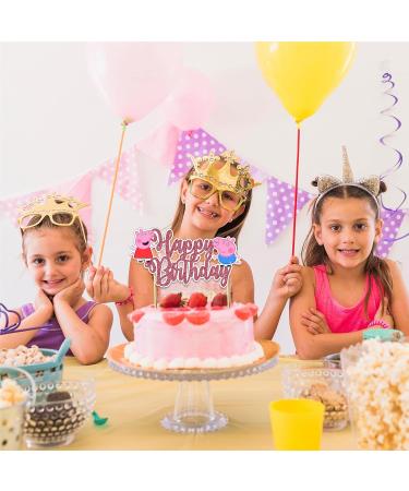 Seyal Pepa Pig Happy Birthday Cake Topper - Buy Online on GoSupps.com