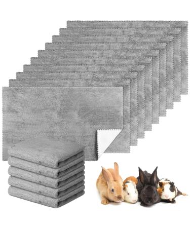 Panels 10 washable dogs cover guinea pigs cat waterproof small animal pee underlay pet reusable sleep ceiling cage inserts (gray 35 x 22 inches) 35 x 22 inches gray
