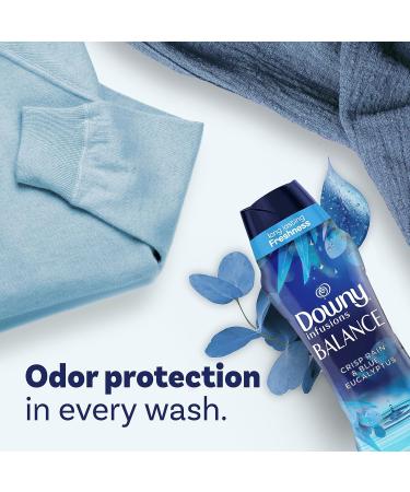 Downy Infusions In-Wash Laundry Scent Booster Beads - BALANCE Crisp Rain & Blue Eucalyptus Scent 30.1 oz - Shop Now for International Shipping - Buy Online on GoSupps.com