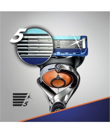 Gillette Fusion5 ProGlide Flexball Razor - 1 Piece | Smooth Precise Shaving for All Skin Types | International Shipping Available - Buy Online on GoSupps.com