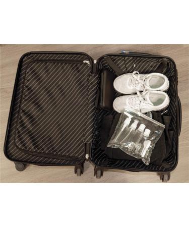 Netagon 9 Piece Travel Bottle Set Leak Proof Clear Toiletries Containers with Clear Airport Bag Case Perfect for Travel Holidays Swimming Camping Trips (2 Packs -18 PCE) 2 Packs (16 Pce) - Buy Online on GoSupps.com