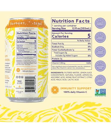 Swoon Classic Sugar Free Lemonade - Low Carb Paleo-friendly Gluten-free Keto Drink - 100% Natural Lemon Juice Concentrate - 12 Fl oz (Pack of 12) - Buy Online on GoSupps.com