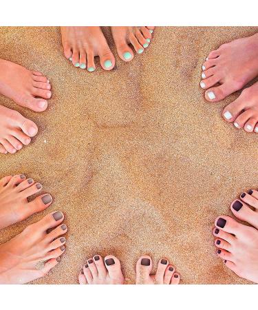 560-Piece False Toenails Set - 20 Sets of Artificial Toe Nails in 14 Sizes with Files and Stick - Perfect for Nail Art Salon and DIY Decoration (Classic Colors) - Buy Online on GoSupps.com