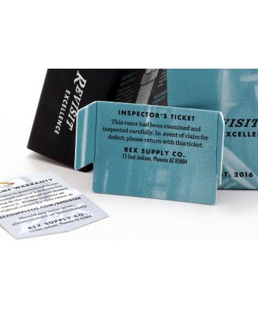 Rex Ambassador Wet Razor - 100% Stainless Steel Adjustable Double Edge Blade Handmade in the USA | Rex Supply Company - Buy Online on GoSupps.com