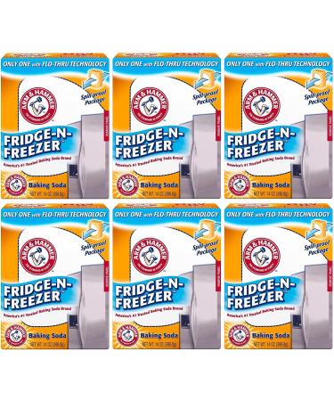 Arm & Hammer baking Soda  Fridge-N-Freezer Pack  Odor absorber  14 oz  Pack Of 6 - Buy Online on GoSupps.com