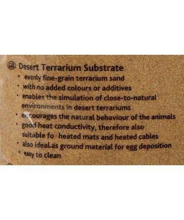 Trixie 76131 Basic Sand for Desert Terrariums - 5 kg Yellow | Ideal Substrate for Reptiles - International Shipping Available - Buy Online on GoSupps.com