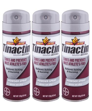 Tinactin Athletes Foot Powder Spray (Pack of 3)