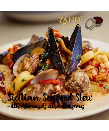 Premium Grade A Zand Persian Saffron Threads - 2g in Decorative Airtight Tin | Ideal for Cooking Basmati Rice, Paella, Risotto & More - Buy Online on GoSupps.com