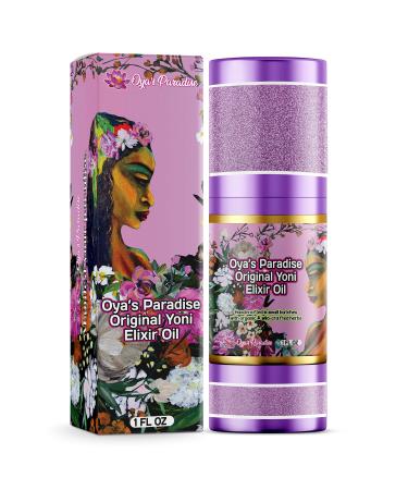Oya s Paradise Original Yoni Elixir Oil | Feminine Oil Heals Moisturizes Tones & Balances Your Sacred Place | Made w/ All-Natural Botanical Ingredients