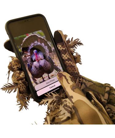QuikCamo Mossy Oak & Realtree 3D Leafy Camo Hunting Gloves | Touch Screen/Fingerless | NWTF Obsession | Large/XL - Buy Online on GoSupps.com