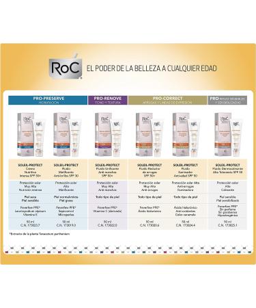 RoC Soleil-Protect Anti-Brown Spot Unifying Fluid SPF 50+ 50 ml - Sunscreen for Even Skin Tone - Buy Online on GoSupps.com