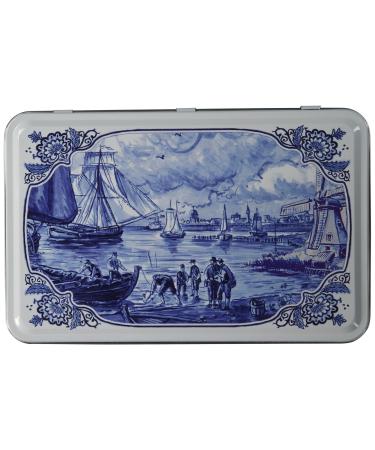 Hellema - Speculaas Spiced Gourmet Cookies in Delft Tin (Dutch) (14 Oz.) - Buy Online on GoSupps.com