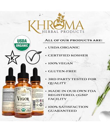 Vigor Organic Circulation Complex - Powerful Circulatory Support - 2 oz Liquid - 30 Servings - Buy Online on GoSupps.com