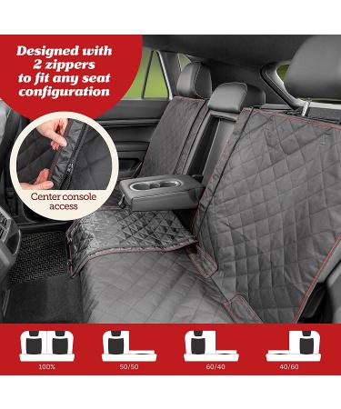 Lusso Gear Dog Car Seat Cover | 100% Waterproof, Non-Slip, Protects from Scratches, Mud & Shedding | Fits Car, Truck & SUV | Black - Buy Online on GoSupps.com