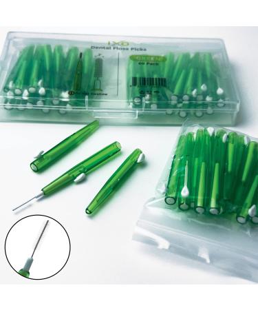 IXO Retractable Interdental Soft Brush Dental Picks, 60 Count (3/32" Diameter Picks)