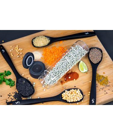 Lurch Germany Glass Rice Washer & Portioner | Washes Grains Beans Quinoa Peas and Lentils - Made of Borosilicate Glass - Buy Online on GoSupps.com