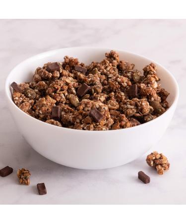Manitoba Harvest Hemp Yeah! Granola Dark Chocolate 283 g with 20 g of Protein 4.5 g Omegas 3 g of Fibre and 10 g Sugar Per Serving Organic Non-GMO (Pack of 6) Packaging May Vary 6 Pack Dark Chocolate - Buy Online on GoSupps.com