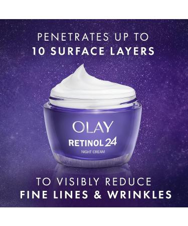 Olay Regenerist Retinol24 Night Face Cream Moisturiser 50ml - Fragrance Free - Buy Online on GoSupps.com