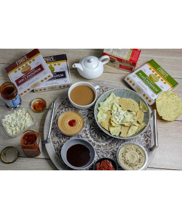 Pride Of India Spicy Chickpea Masala Papadum Lentil Crisps 10ct - Gluten-Free Vegan Crackers 3.53oz - Healthy Protein Fiber & Iron Rich Snacks - Buy Online on GoSupps.com