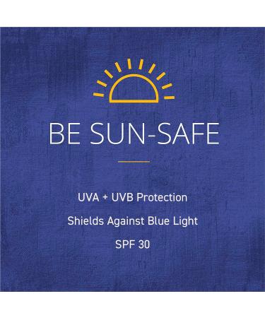 Brush On Block Lip Oil SPF 30 - Hydrating Mineral Protection from UVA/UVB & Blue Light | Cruelty-Free Vegan & Gluten-Free - Buy Online on GoSupps.com
