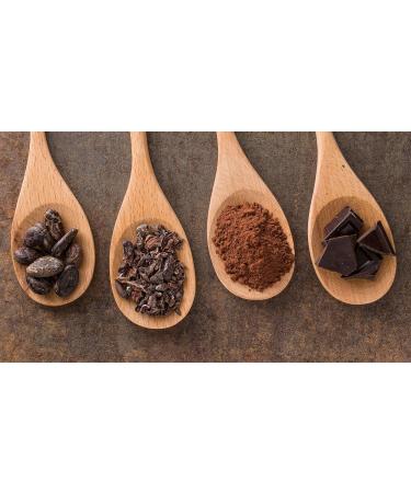 Organic Vegan Cocoa Powder from Ghana - Sugar-Free Baking & Drinking Chocolate | Pureeraw 180g - Buy Online on GoSupps.com