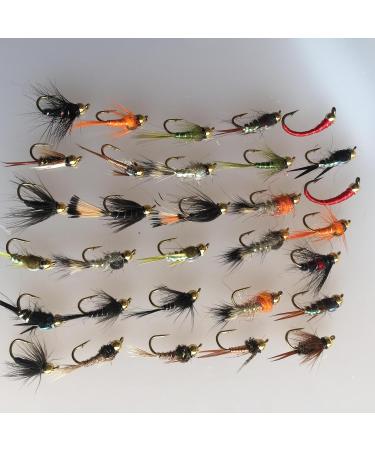 BestCity Fly Fishing Nymph Beadhead Selection - 32 Premium Trout Flies with Clip Closure Box #341 - International Shipping Available - Buy Online on GoSupps.com