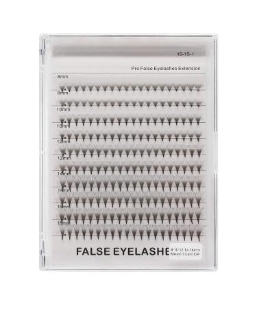 12D Russian Volume Faux Mink Eyelash Extensions 0.07mm D Curl Premade Fans (8-16mm Mixed) | 10 Piece Assortment for Professional Use - Buy Online on GoSupps.com