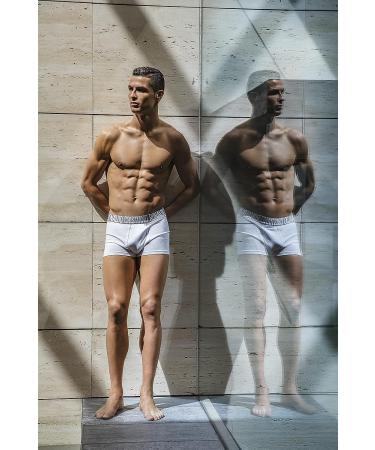 CR7 Men's Basics 3 Pack Organic Cotton Blend Trunks - Comfortable and Sustainable Underwear - Buy Online on GoSupps.com