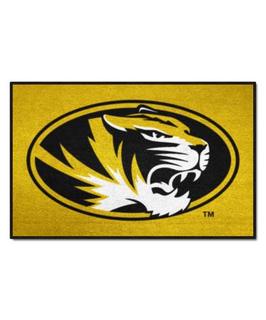 FANMATS NCAA Mens Starter Mat Missouri Tigers 19" x 30" Missouri Tigers
