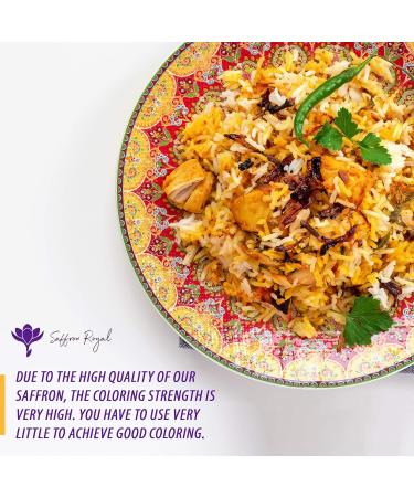 Premium Natural Saffron Threads Pure Red Saffron Spice Threads | for Culinary Use Such as Tea Paella Rice (4 Grams) - Buy Online on GoSupps.com