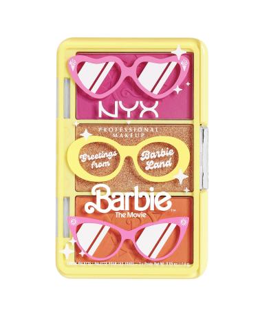 NYX PROFESSIONAL MAKEUP BARBIE Mini Cheek Palette - Greeting From BARBIE Land