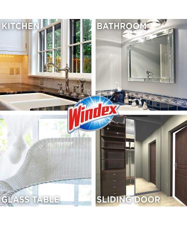 Windex Ammonia-Free Glass Wipes, Crystal Rain Scent, 25 Count - Buy Online on GoSupps.com