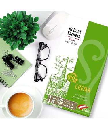 Buy Helmut Sachers Organic Coffee - Crema 100% Arabica Intensity 4/5 500g - International Shipping Available - Buy Online on GoSupps.com