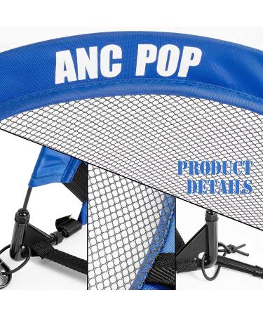 Portable Pop Up Soccer Goal Net Set with Accessories - 2.5ft Blue | For Kids & Adults Training and Backyard Play | Carrying Case & Training Cones Included - Buy Online on GoSupps.com