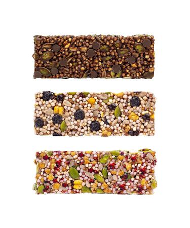 Blakes Seed Based Snack Bar Variety Pack - Nut Free, Gluten Free, Dairy Free & Vegan - 9 Bars, Fruit & Chocolate Flavors - Organic Healthy Snacks for Kids & Adults - Great for Breakfast - 9 Count - Buy Online on GoSupps.com