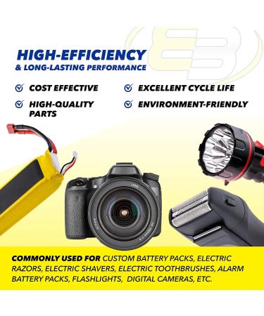 Buy Exell AA 1.2V Rechargeable NiMH Flat Top Batteries 2200mAh - Eco-Friendly Pack of 10 for International Shipping - Buy Online on GoSupps.com