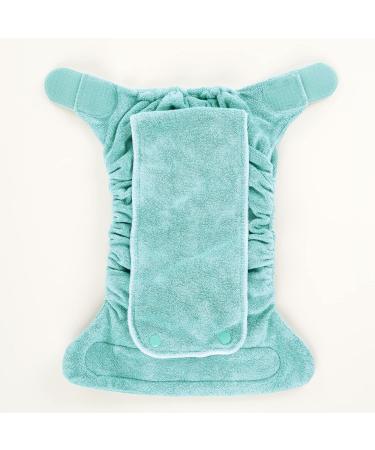 TotsBots Bamboozle Stretch Cloth Nappy Size 1 - Moss | Reusable Washable Nappy for Newborns (2-8kg) - Buy Online on GoSupps.com