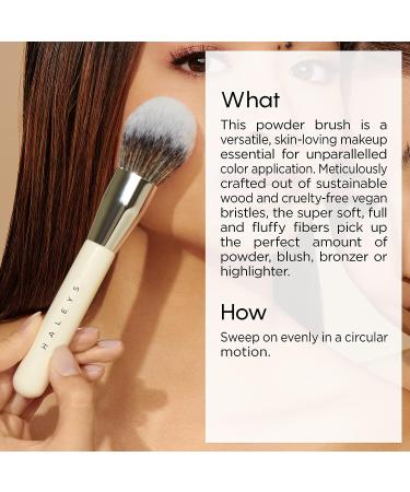HALEYS Brilliant Powder Brush - Soft, Streak-free, Perfect Blending - Buy Online on GoSupps.com