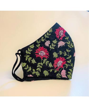 Embroidered Cotton Face masks Partywear /Formal Masks - Buy Online on GoSupps.com