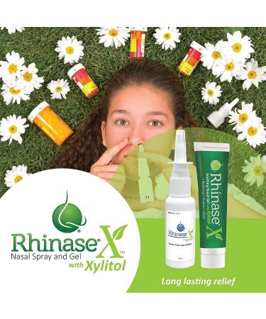 Rhinase X Nasal Gel with Xylitol - Long Lasting Relief from Nasal Symptoms | 1 oz - Buy Online on GoSupps.com