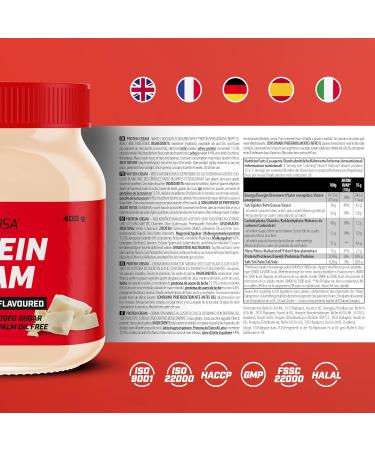 BioTechUSA Protein Cream | High Protein | White Chocolate Flavored Spread | Gluten Free | Coconut Oil Free | - Buy Online on GoSupps.com