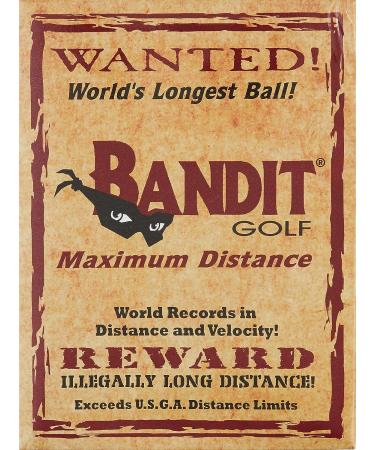 Bandit Maximum Distance Golf Balls - Longest Driver's Choice for Ultimate Performance - Buy Online on GoSupps.com