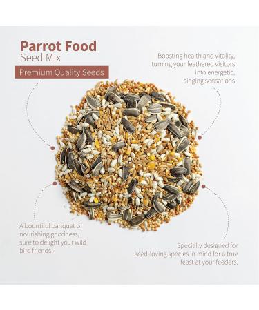 Schoen Farms Parrot Food Seed Mix (7 LBS) 3.18 kg (Pack of 1) - Buy Online on GoSupps.com