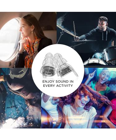 EarGuard High Fidelity Music Earplugs - 23dB Noise Reduction for Concerts, Musicians, Motorcycle, Airplanes | Hearing Protection - Buy Online on GoSupps.com