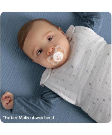 Mam Supreme Night Pacifiers 2 Set | Bright Baby Soothers for Dental Health | Skin-Friendly | Includes Pacifier Box | 16+ Months | Tiger/Universe Design - Buy Online on GoSupps.com