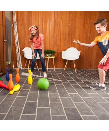 Champion Sports Multicolor Weighted Foam Bowling Pins Set - Ideal for Training & Kids Games - Buy Online on GoSupps.com