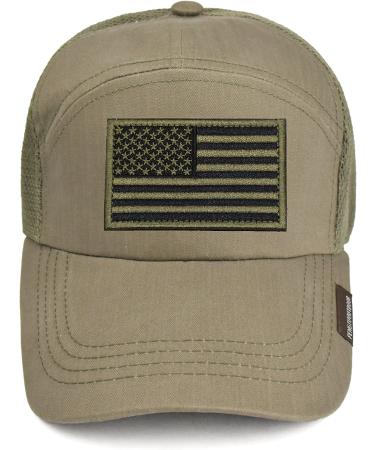 U-LIAN 2 PCS USA Flag Patch | Tactical Morale Patch | Embroidered American Flag | Hook Loop Fastener | Army Green | 2PC - Buy Online on GoSupps.com